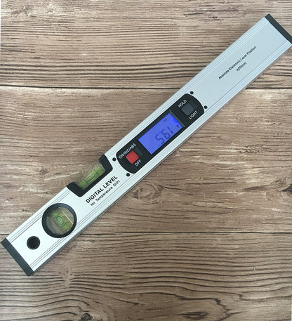 Magnetic angle meter, angle ruler, digital display level ruler, electronic level ruler, digital slope meter, 400MM angle ruler water.