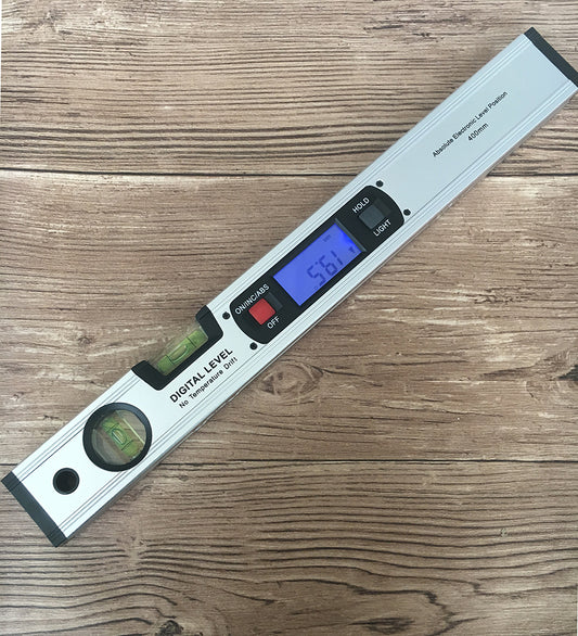 Magnetic angle meter, angle ruler, digital display level ruler, electronic level ruler, digital slope meter, 400MM angle ruler water.