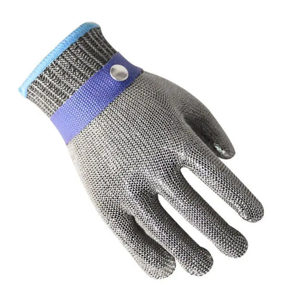 New 1 Pcs Cut Resistant Stainless Steel Gloves Working Safety Gloves Metal Mesh Anti Cutting For Butcher Worker